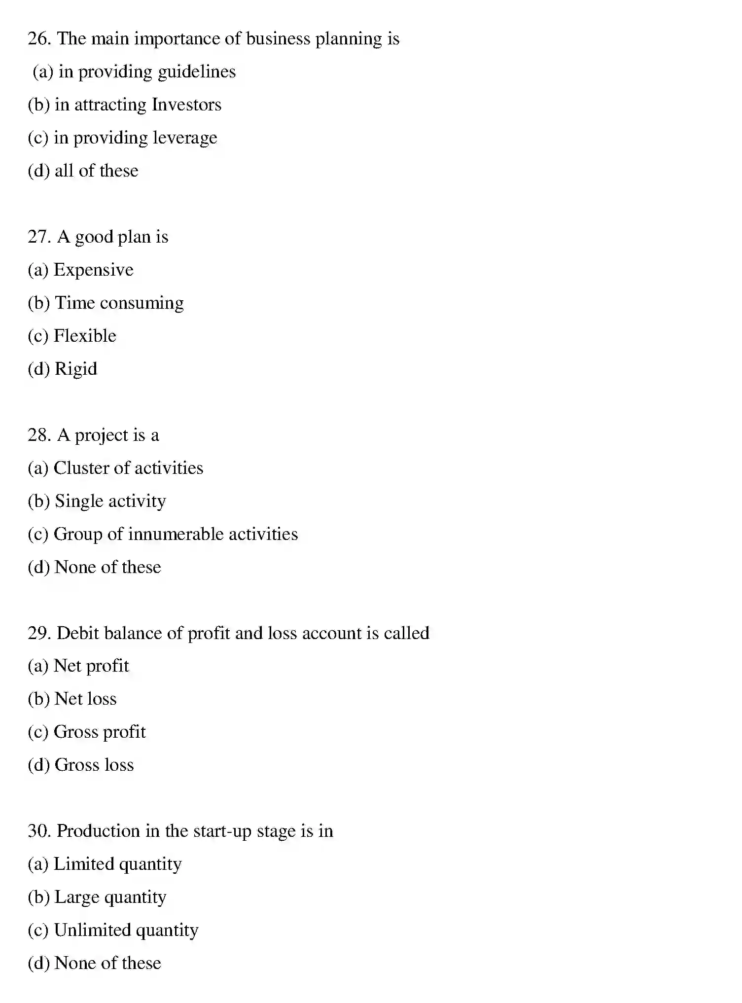 Bihar Board Class 2 2022 ENTREPRENEURSHIP Question Bank - Page 28