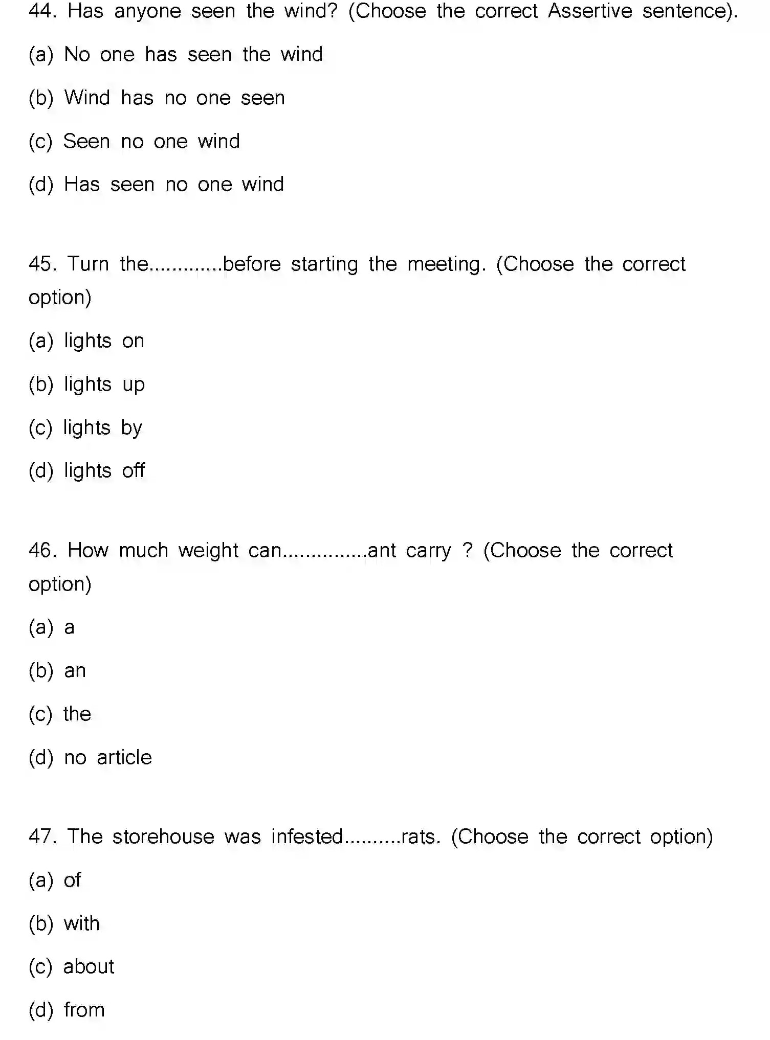 Bihar Board Class 2 2023 ENGLISH Question Bank - Page 13