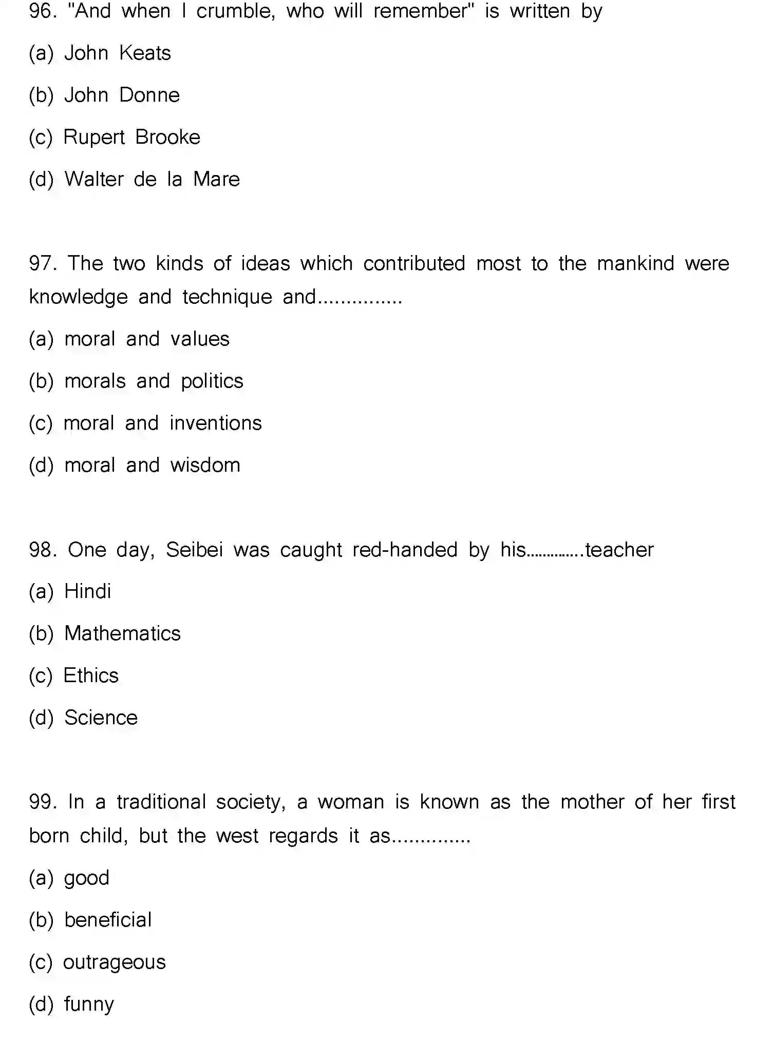 Bihar Board Class 2 2023 ENGLISH Question Bank - Page 26