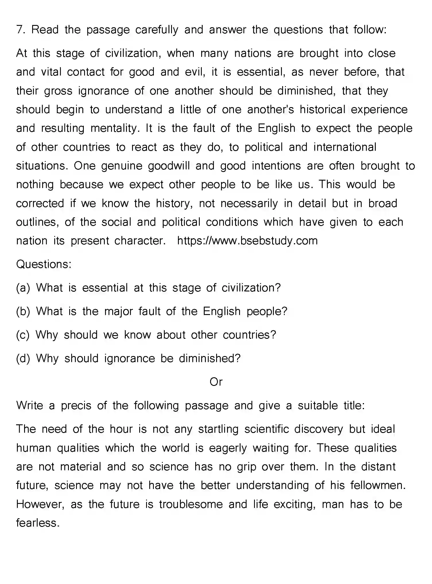 Bihar Board Class 2 2023 ENGLISH Question Bank - Page 31