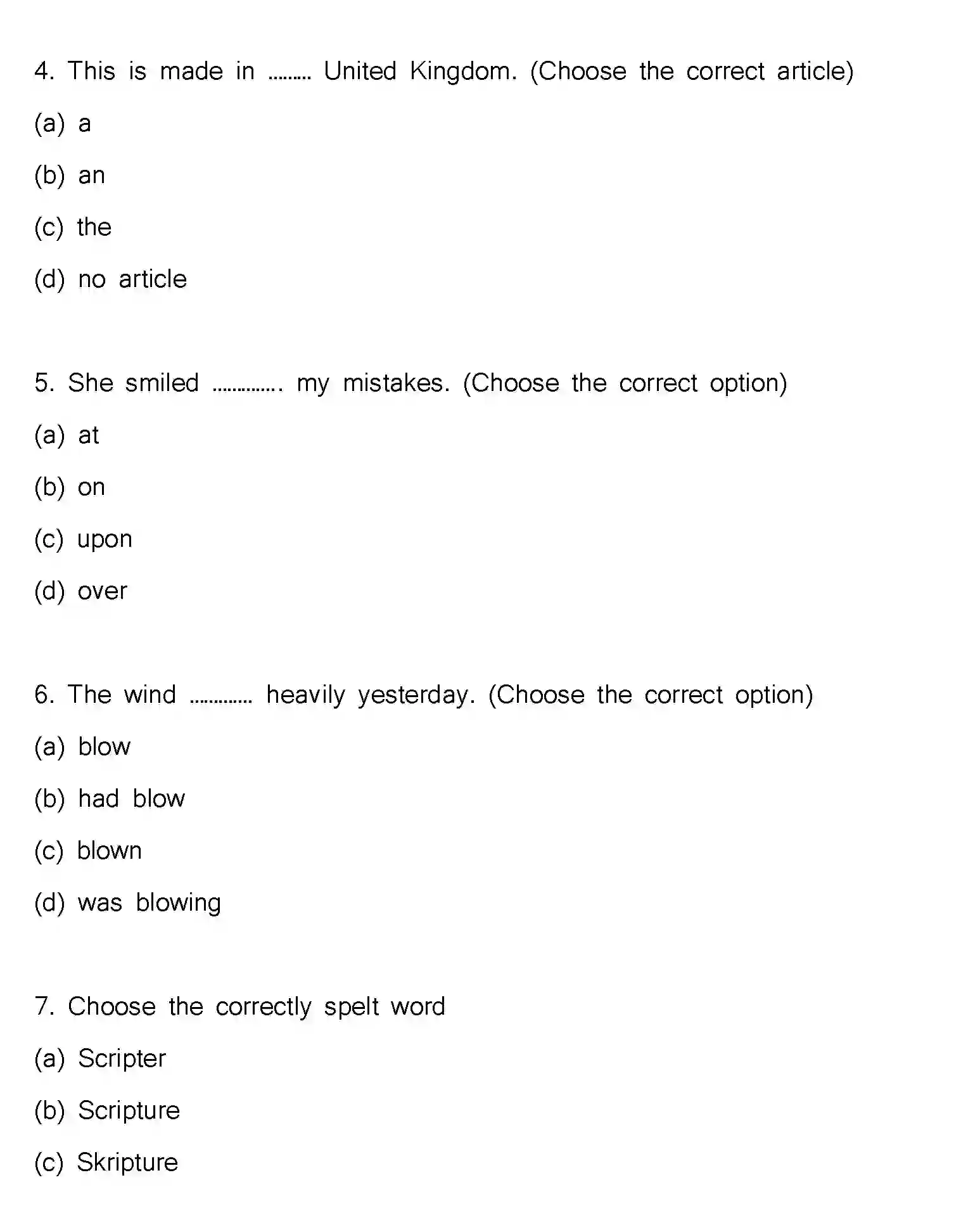 Bihar Board Class 2 2023 ENGLISH-V2 Question Bank - Page 3