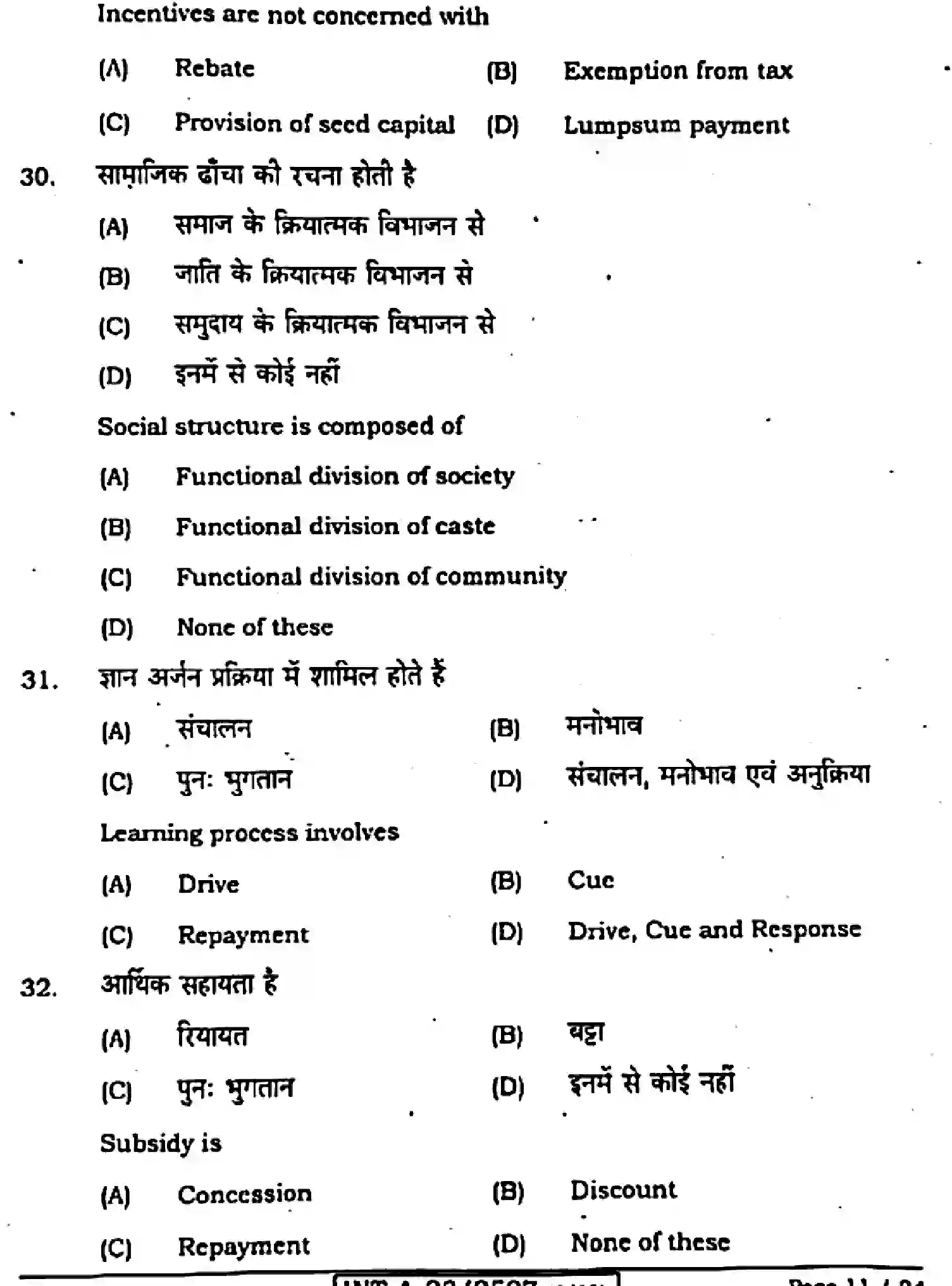 Bihar Board Class 2 2023 ENTREPRENEURSHIP-ELECTIVE-218-F Question Bank - Page 11