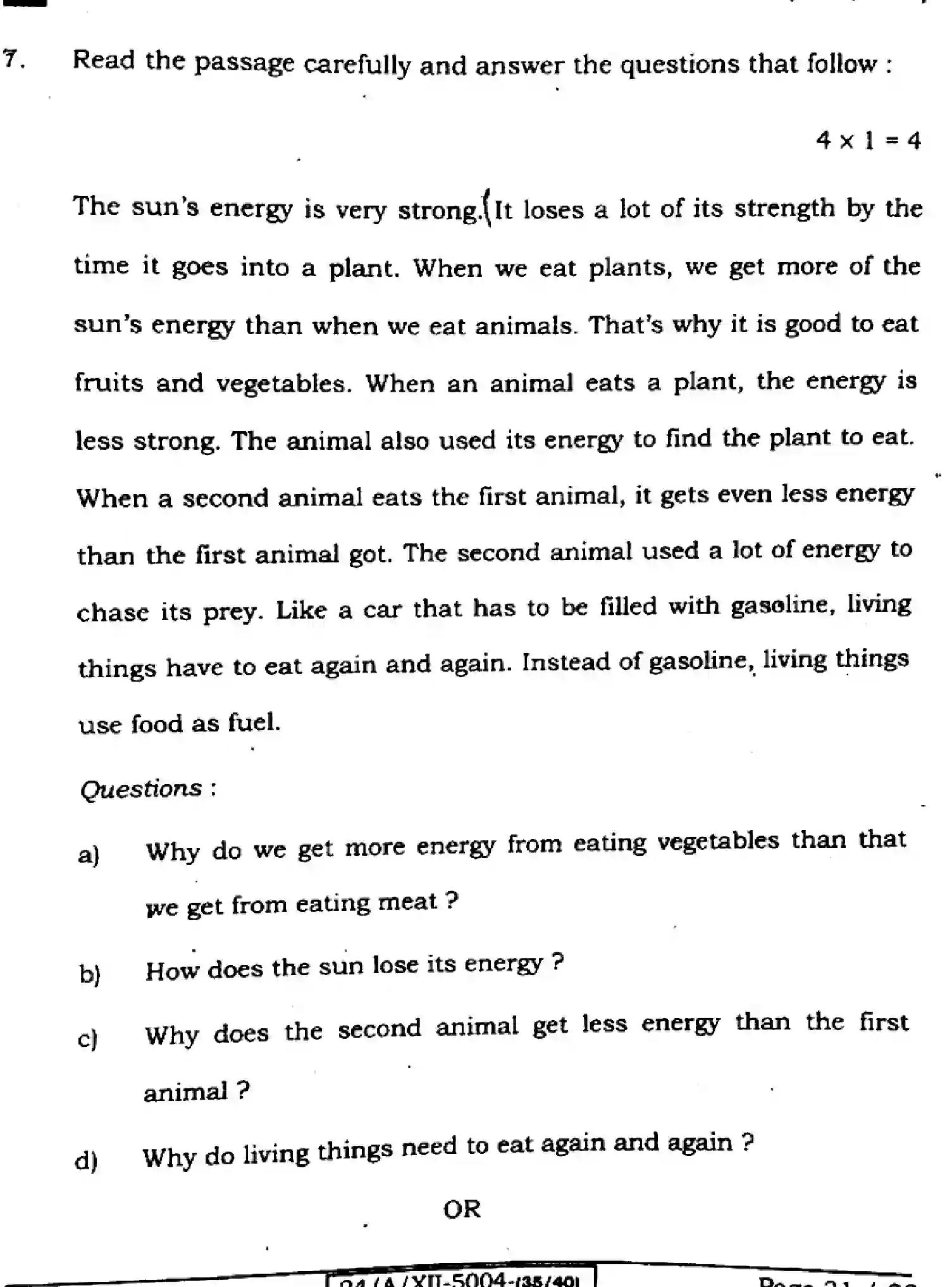 Bihar Board Class 2 2024 ENGLISH-305-330-SET-E Question Bank - Page 31