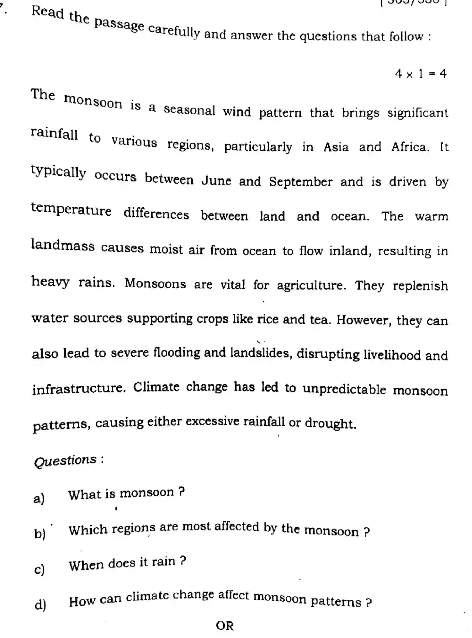 Bihar Board Class 2 2025 ENGLISH-305-330-SET-H Question Bank - Page 31