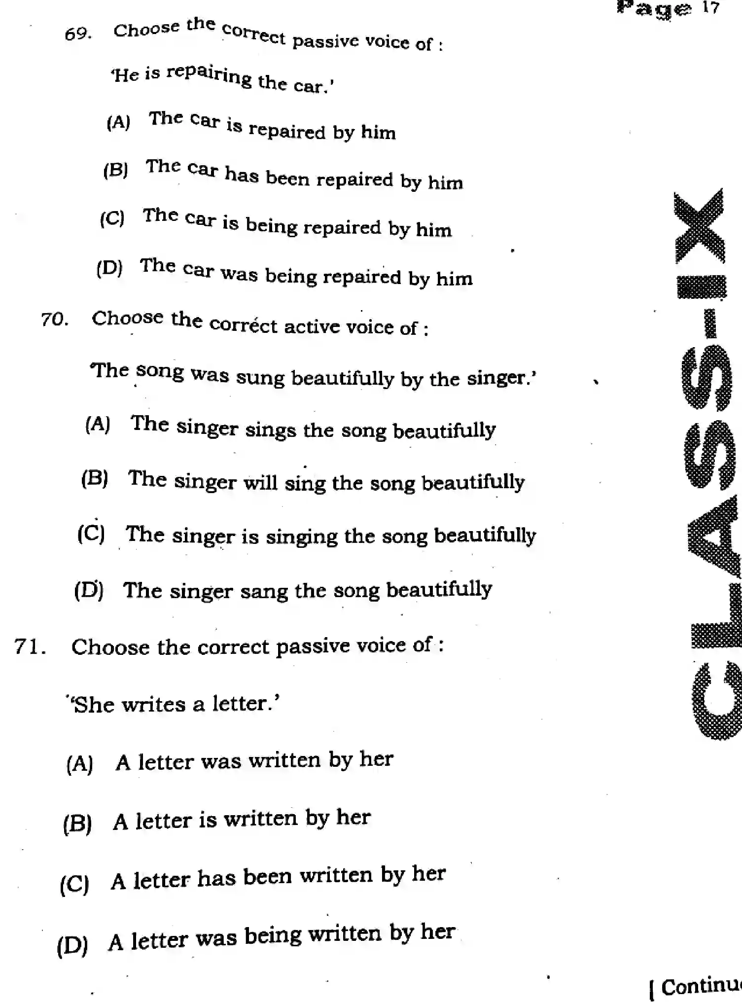 Bihar Board Class 9 2025 HY-ENGLISH-113-SEP Half Yearly - Page 17