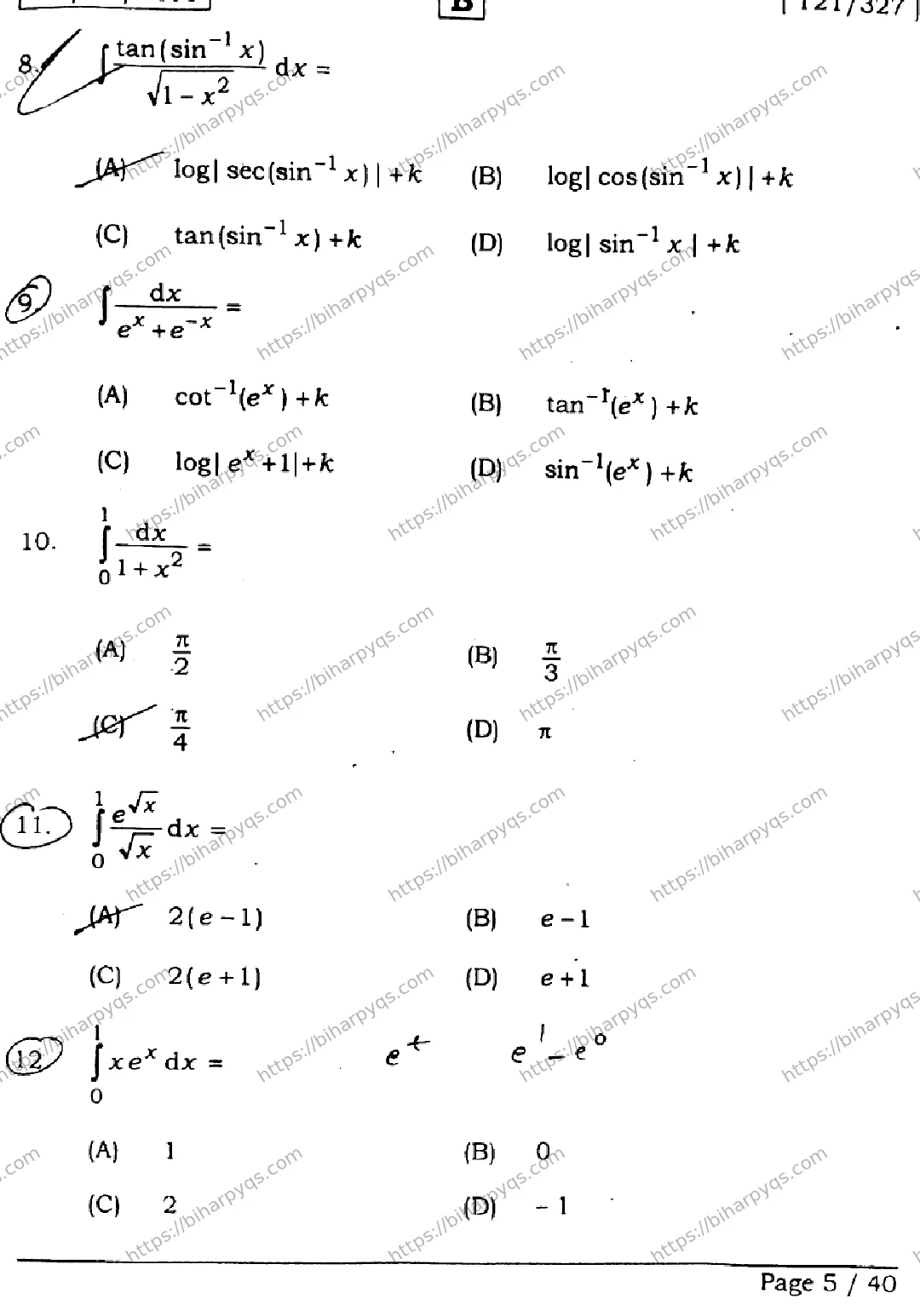 Bihar Board Class 2 2026 MATHEMATICS SET B Question Bank - Page 5